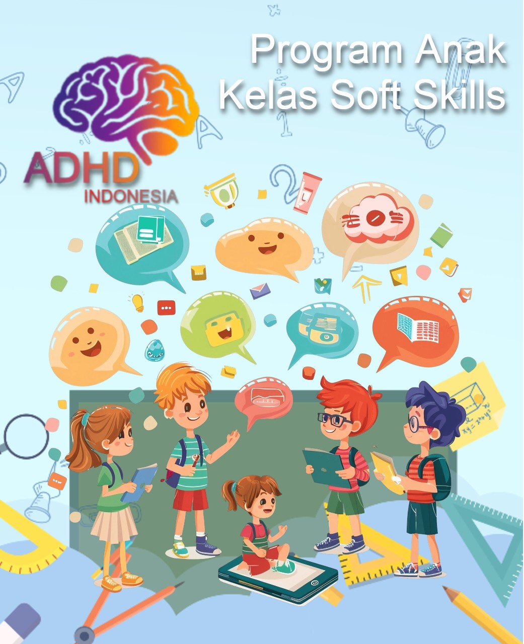 Program ADHD Indonesia Kabupaten Tanah Bumbu Kelas Soft Skills Anak ADHD