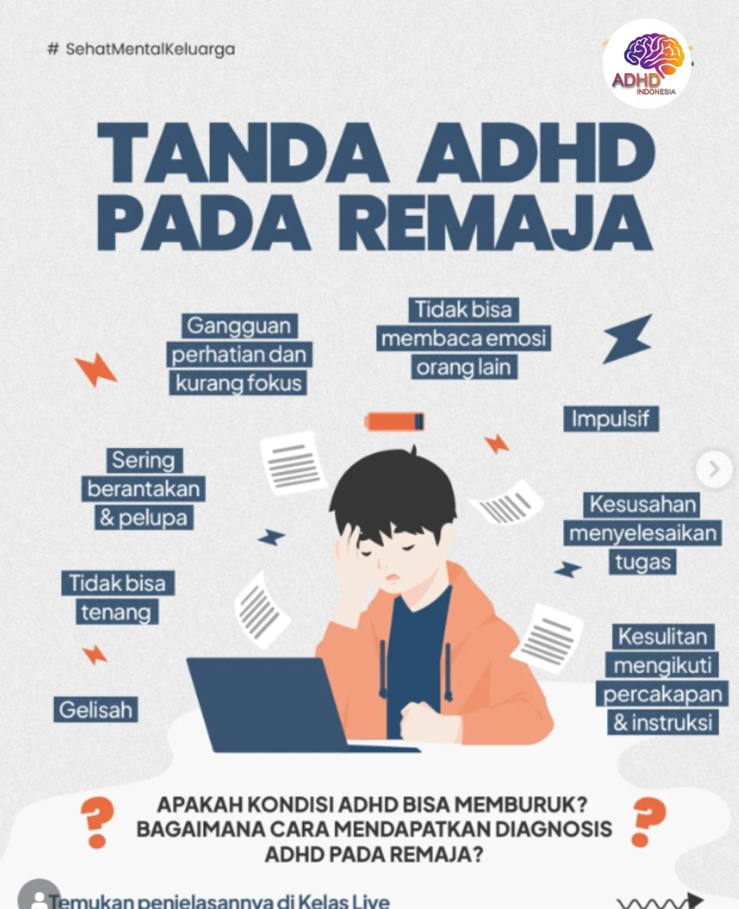 Screening ADHD Non-Diagnostik: Edukasi Awal bagi Orang Tua di Kabupaten Tanah Bumbu