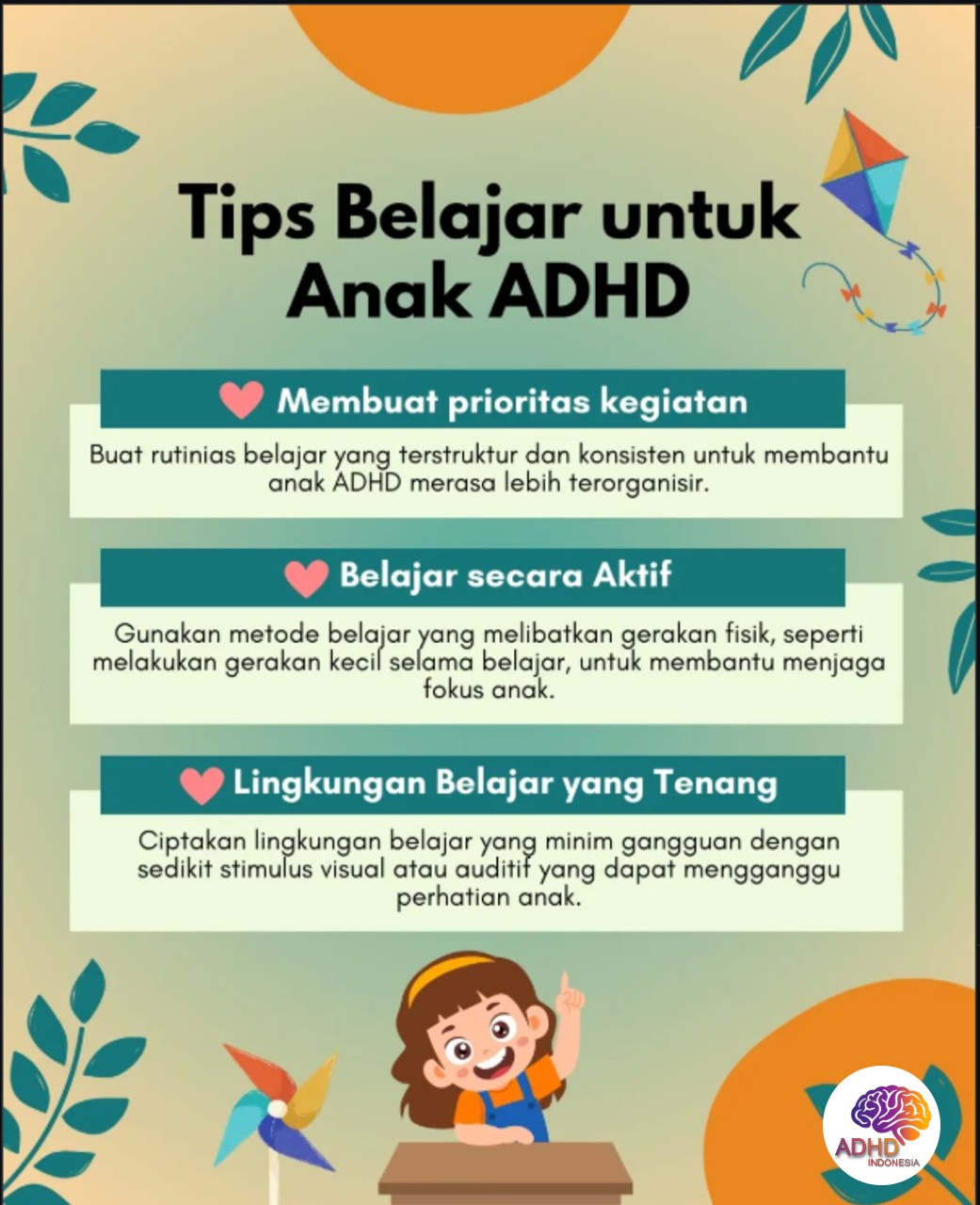 Strategi Belajar yang Cocok untuk Anak ADHD di Kabupaten Tanah Bumbu